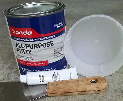 Horrible smelling Bondo is sort of amazing Horrible smelling Bondo is sort of amazing