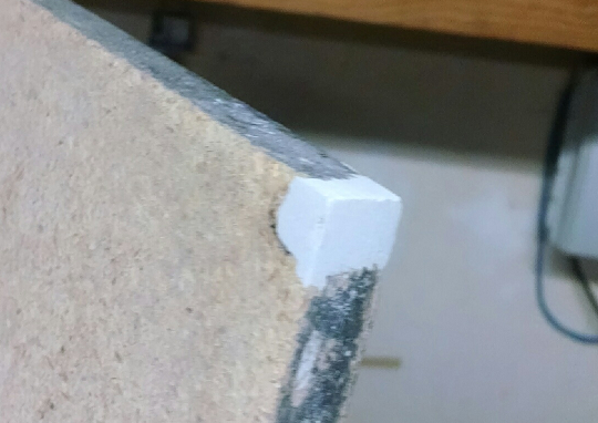 Competed corner after all Bondo shaping Competed corner after all Bondo shaping