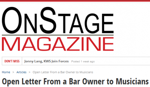 OnStageMagazine Posts Craigslist Rant By Club Bar Owner OnStageMagazine Posts Craigslist Rant By Club Bar Owner