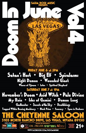 Image of 2014 Doom in June flyer